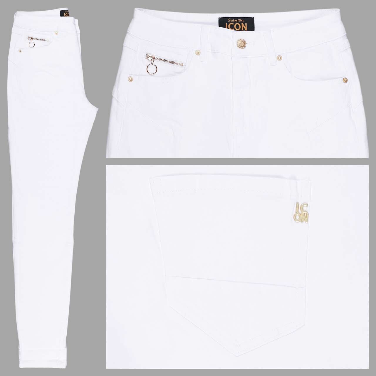 Senoritas ICON California Sunrise Jeans clear white