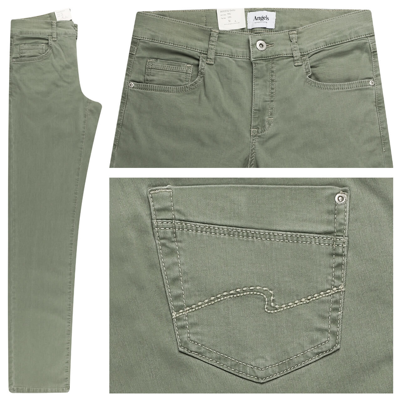 Angels Dolly Jeans eucalyptus green