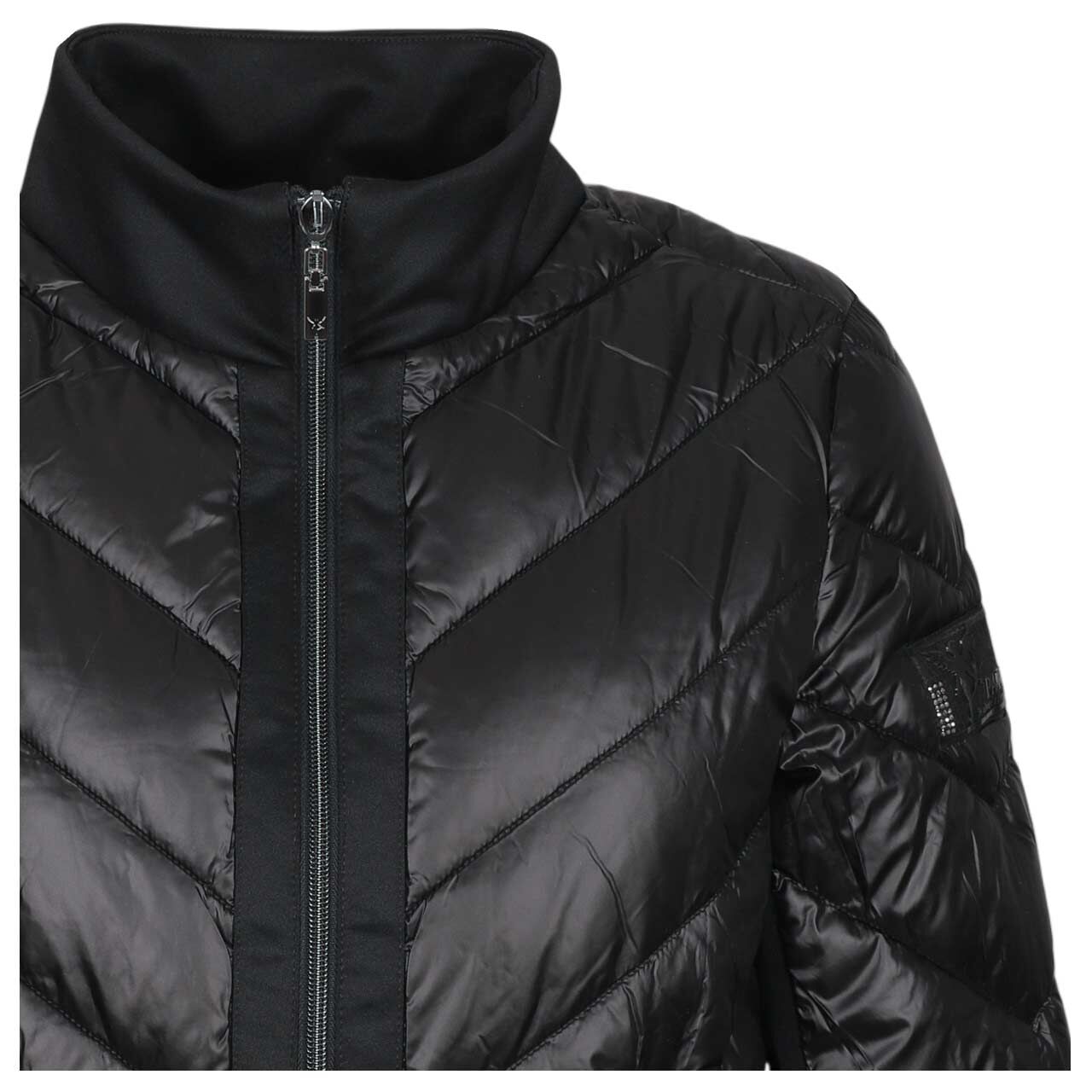 Damen Jacke von Monari in Schwarz, detaillierte Vorderansicht