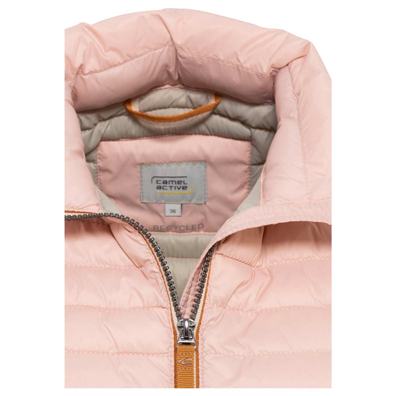 Damen Weste von Camel active in Altrosa, detaillierte Vorderansicht