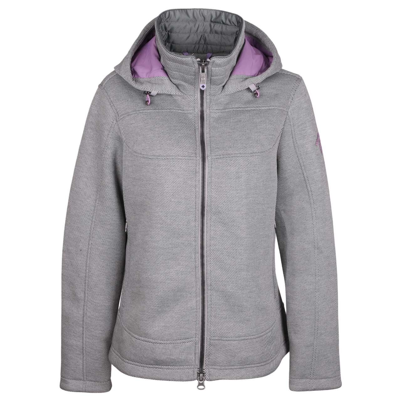 Wellensteyn Florida Lady Damen Jacke lightgreymelange/lavender