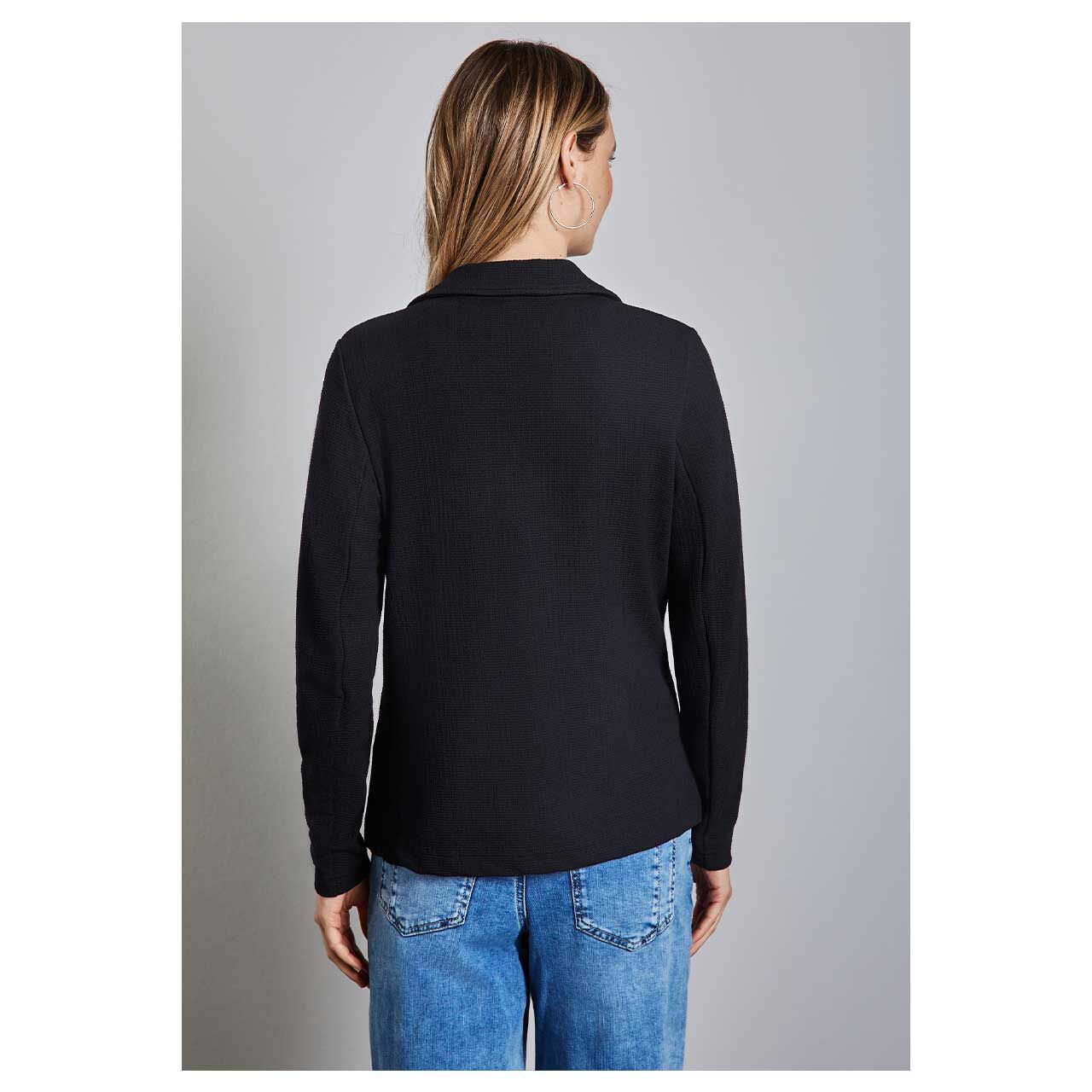 Street One Damen Blazer Basic Structured deep tint blue