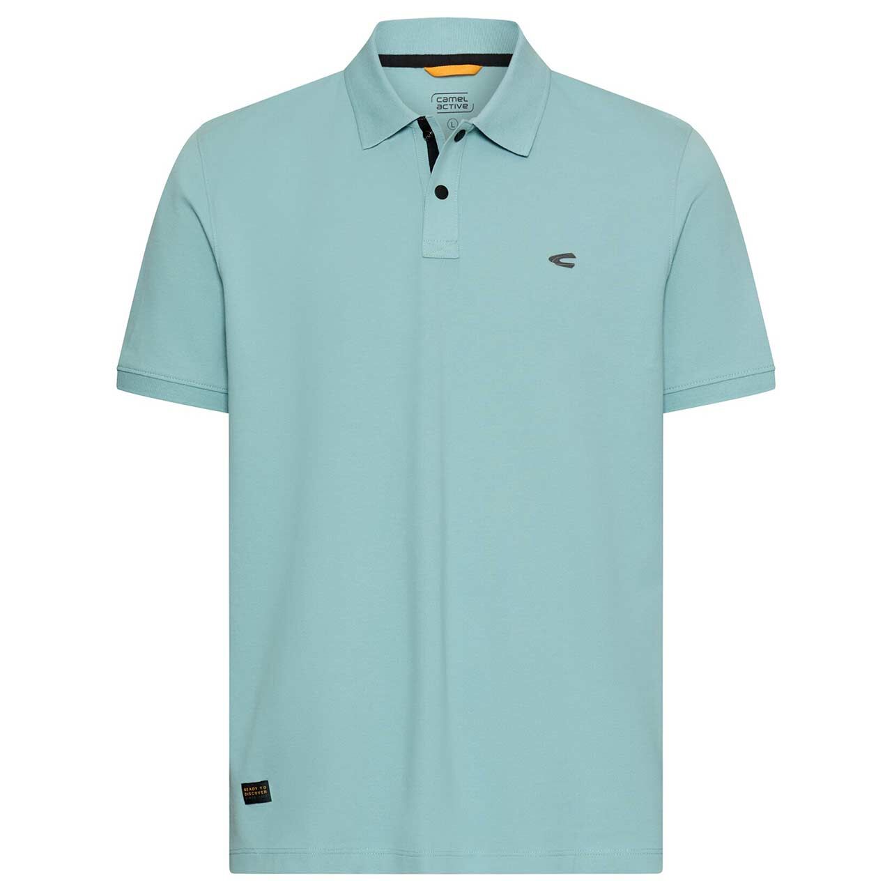 Camel active Herren Piqué Poloshirt ocean green
