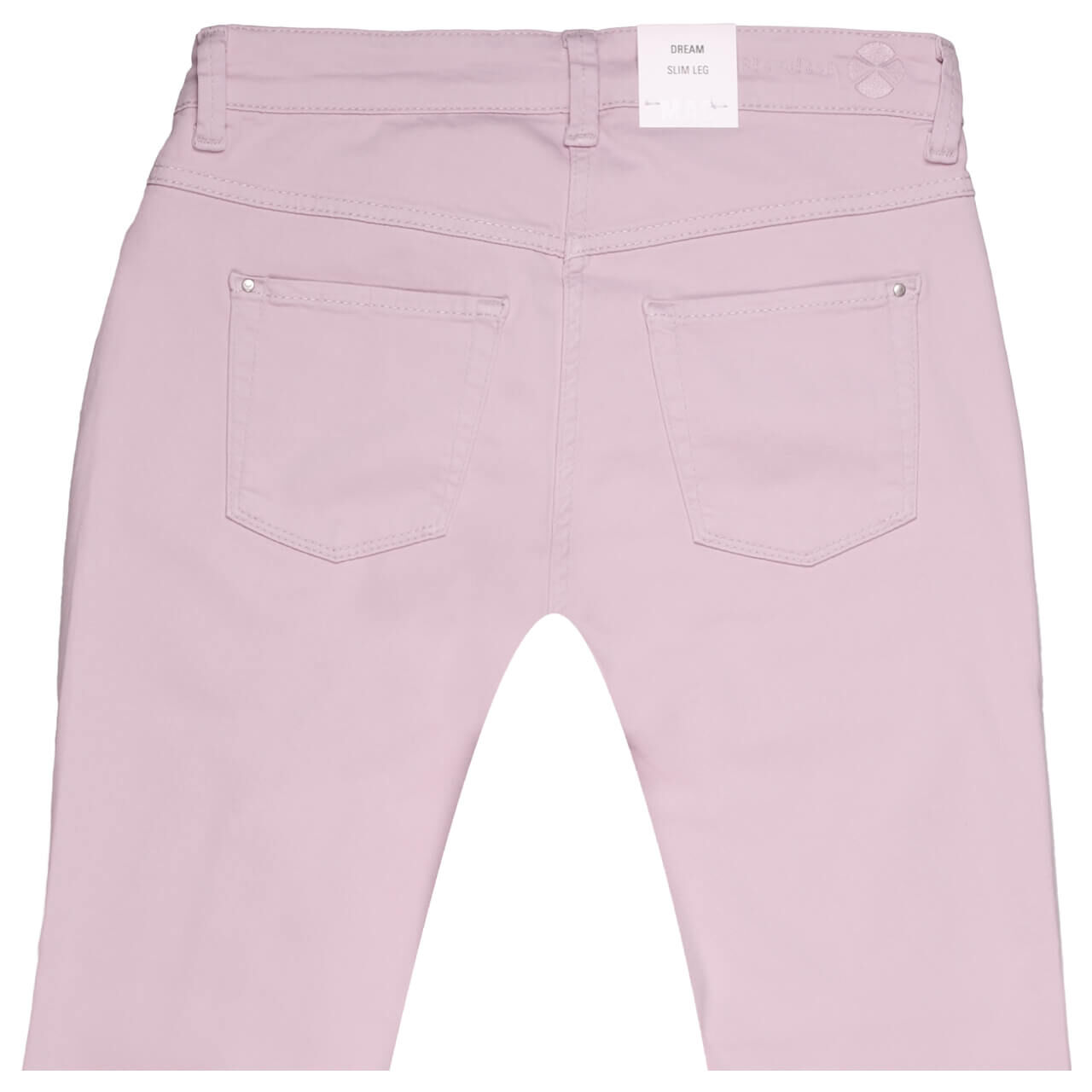 Stretch Damen 7/8 Jeans Dream Chic von MAC in Rosa, detaillierte Rückansicht