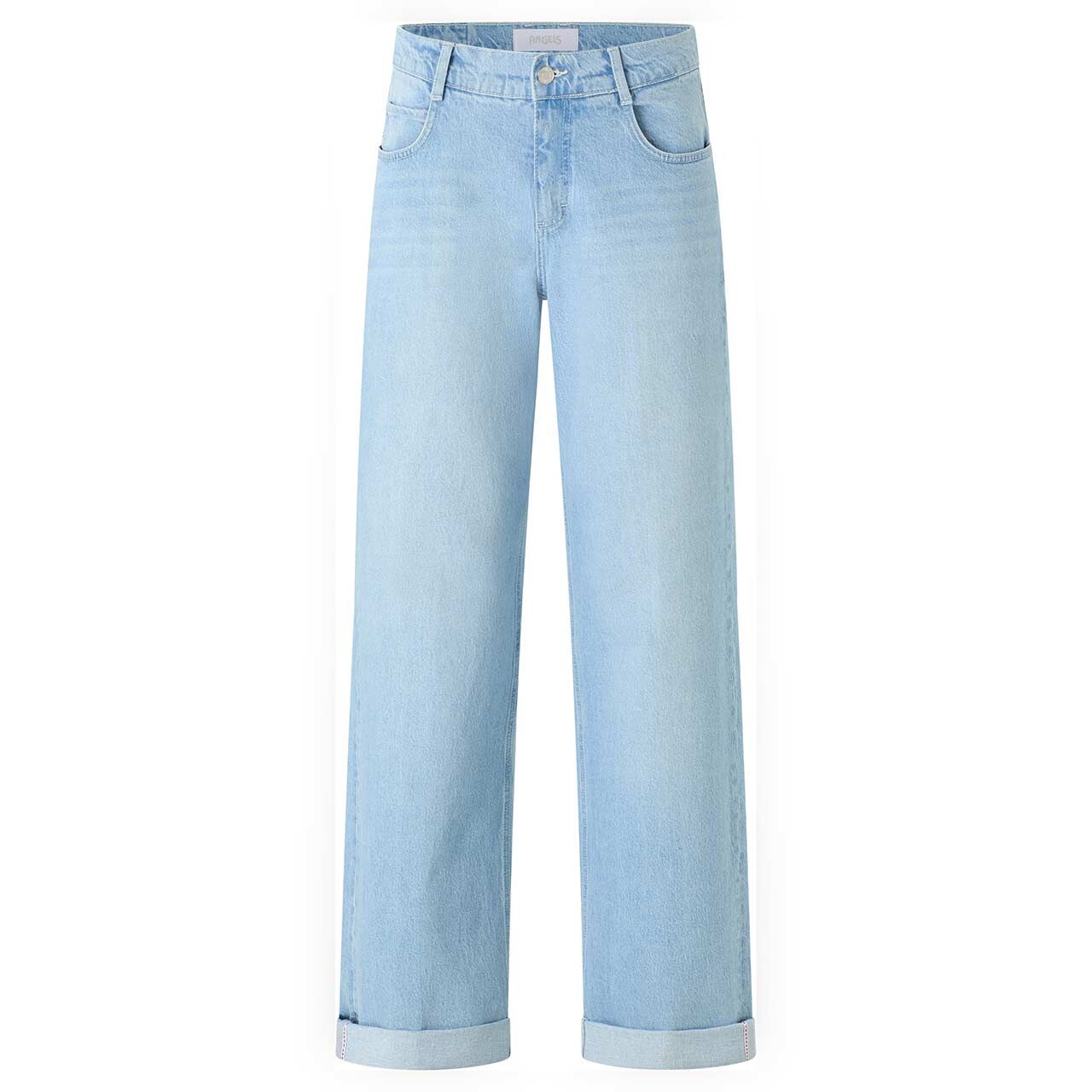 Stretch Damenjeans Liz TU von Angels in Hellblau angewaschen, Vorderansicht