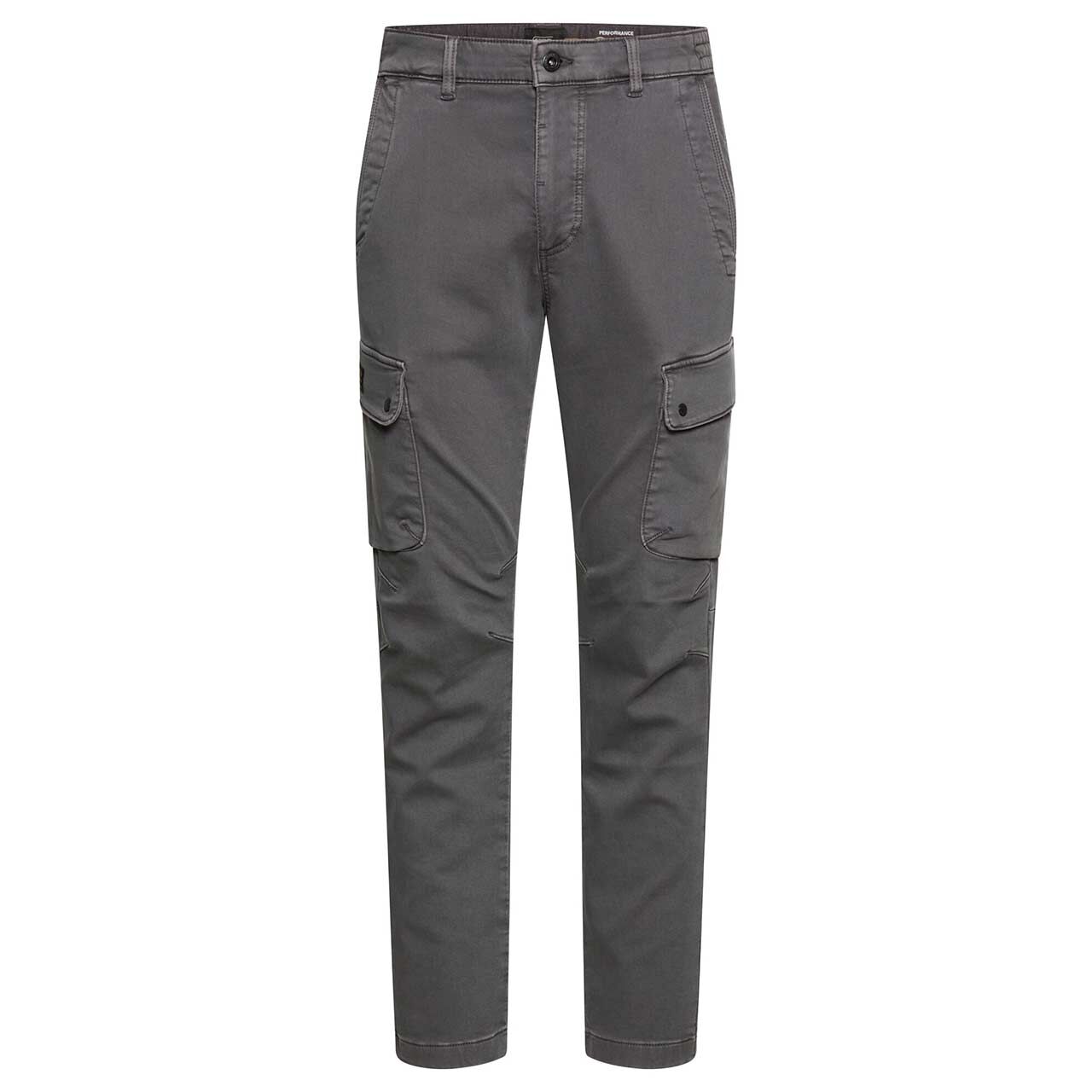 Herren Baumwollhose Houston von Camel active in Dunkelgrau, Vorderansicht