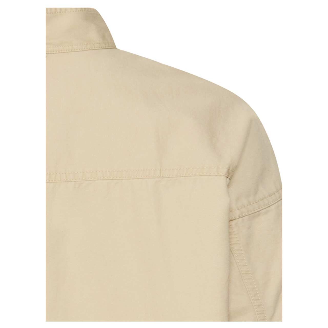 Damen Langarm Bluse von Camel active in Beige, detaillierte Rückansicht
