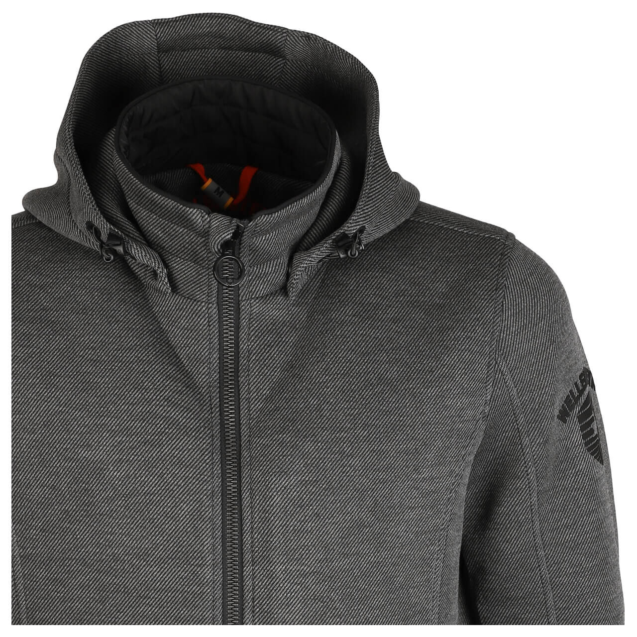 Herren Jacke Sarasota Men von Wellensteyn in Dunkelgrau meliert, detaillierte Vorderansicht