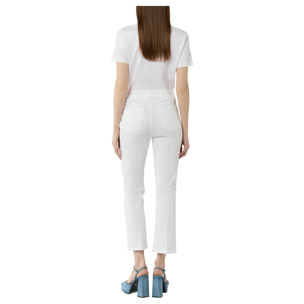 Comma Damen 7/8 Jeans white