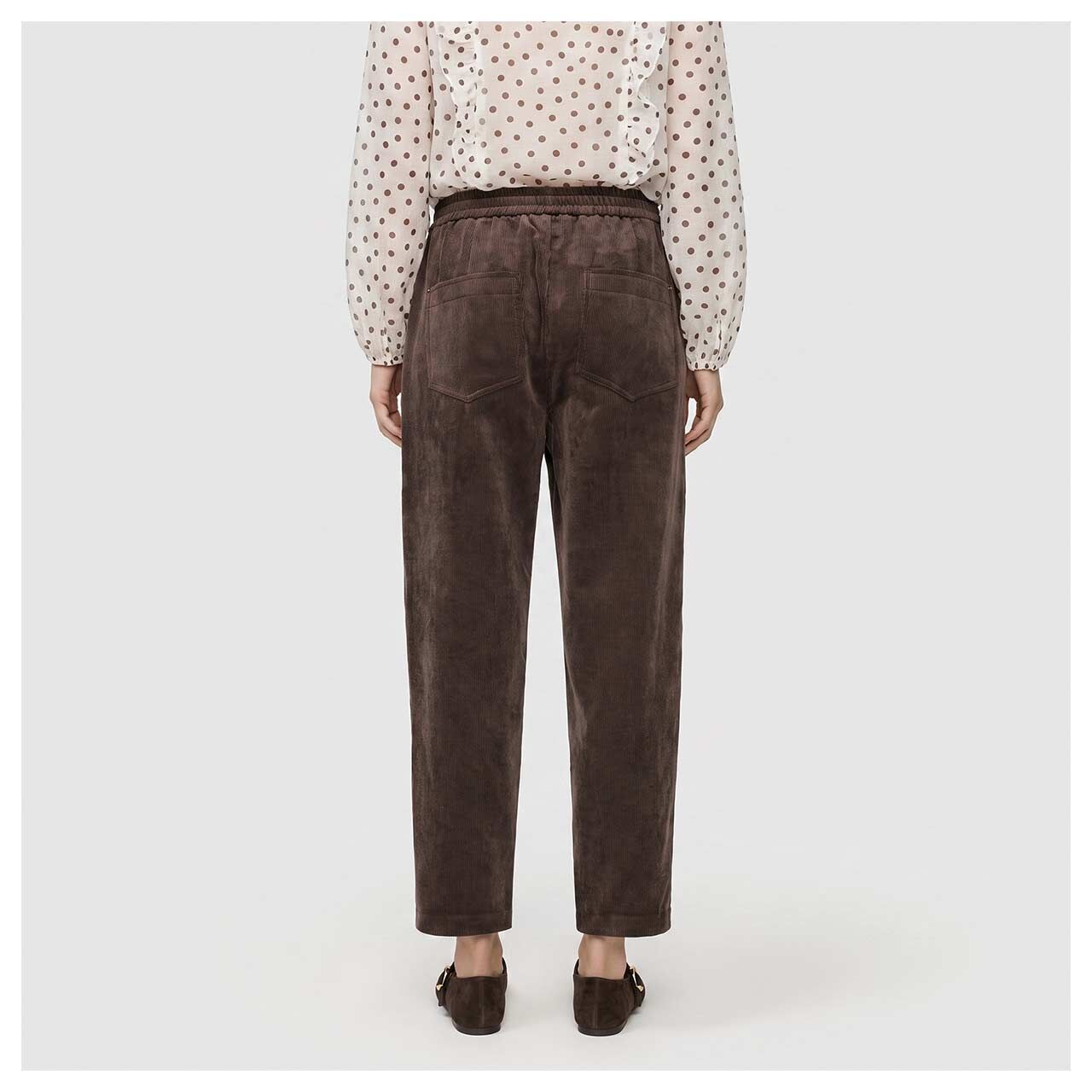 MAC Eva 7/8 Cordhose truffle brown