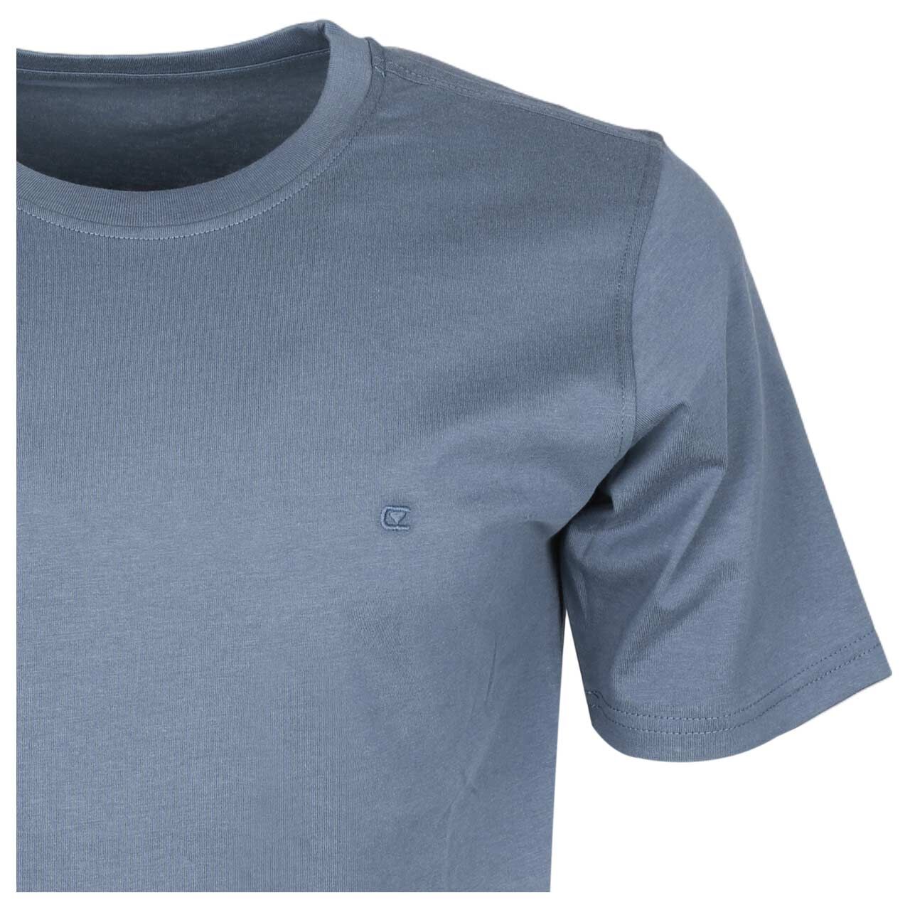 Herren T-Shirt von Casa Moda in Blau, Detailansicht vorne