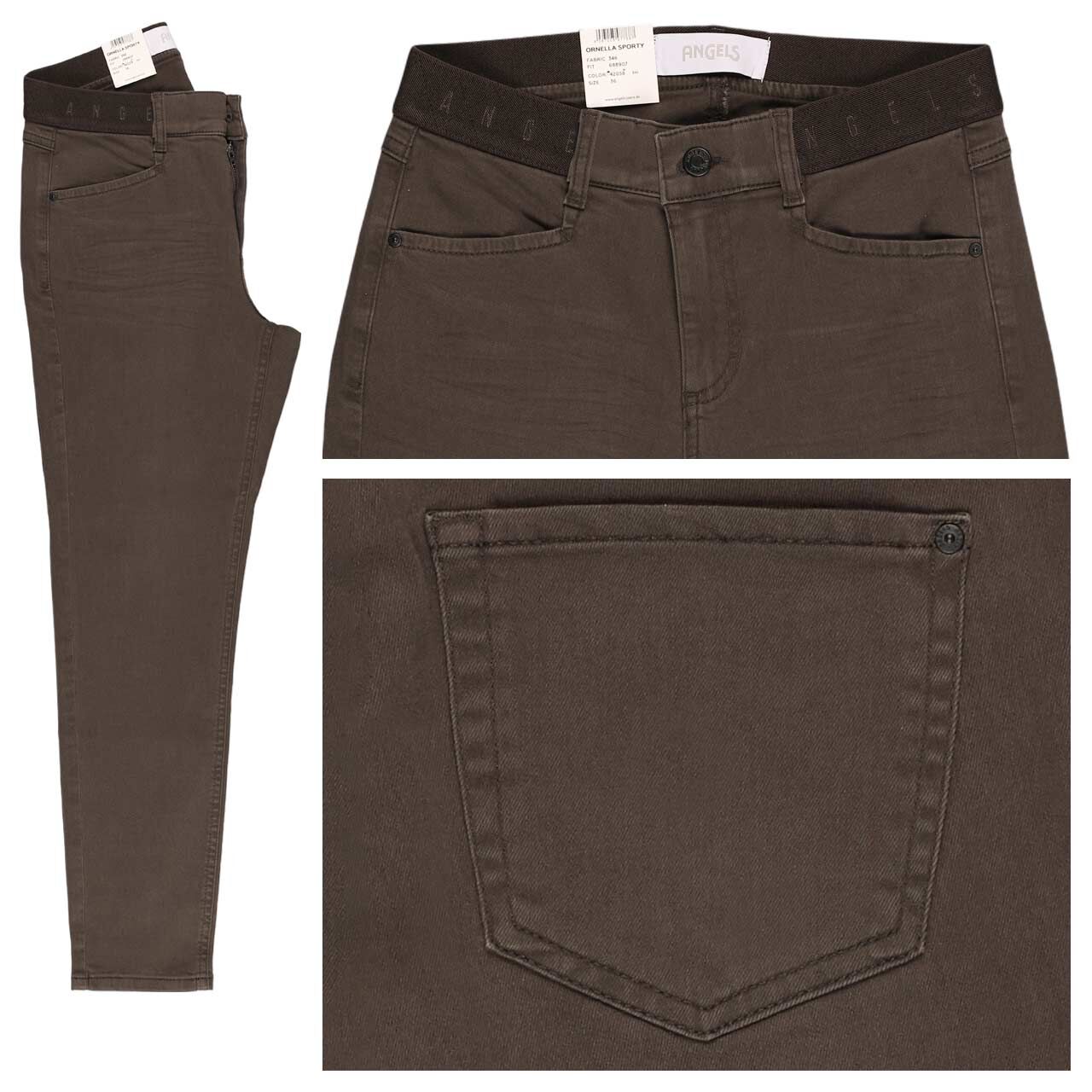 Angels Ornella Sporty 7/8 Jeans chocolate used