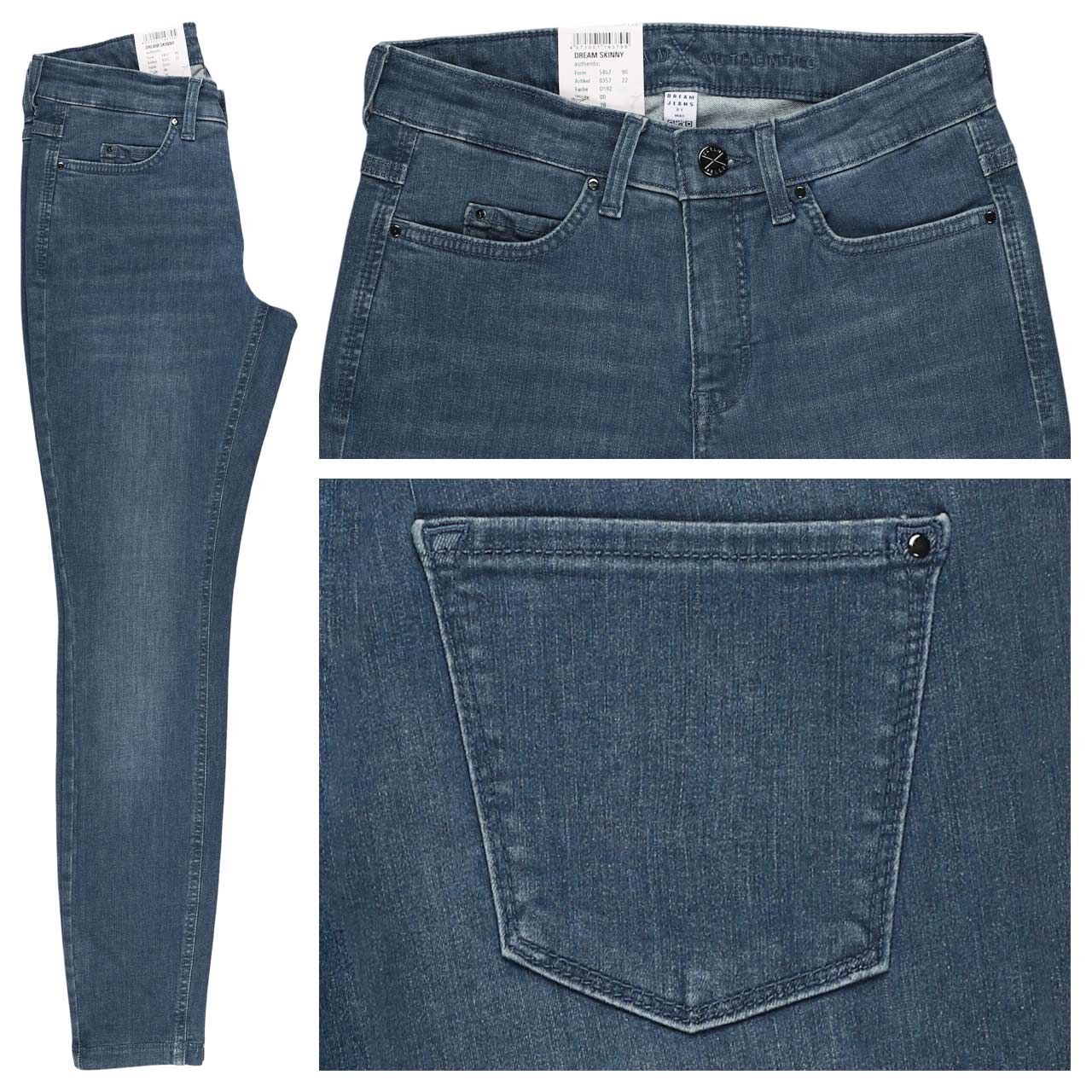 MAC Dream Skinny Jeans basic blue used washed authentic