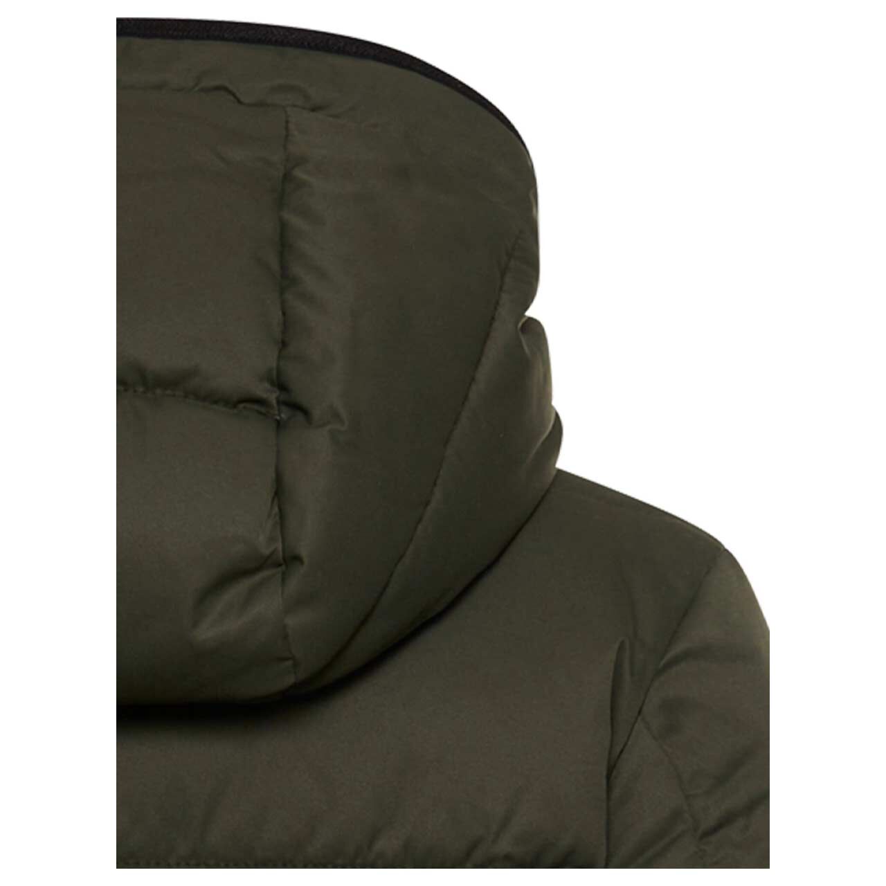 Damen Parka von Camel active in Dunkelgrün, detaillierte Seitenansicht