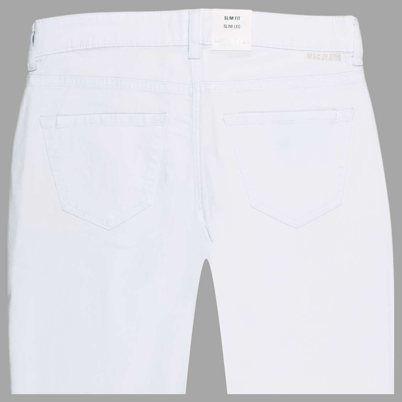 Damen 7/8 Jeans Slim von MAC in Weiß, detaillierte Rückseite