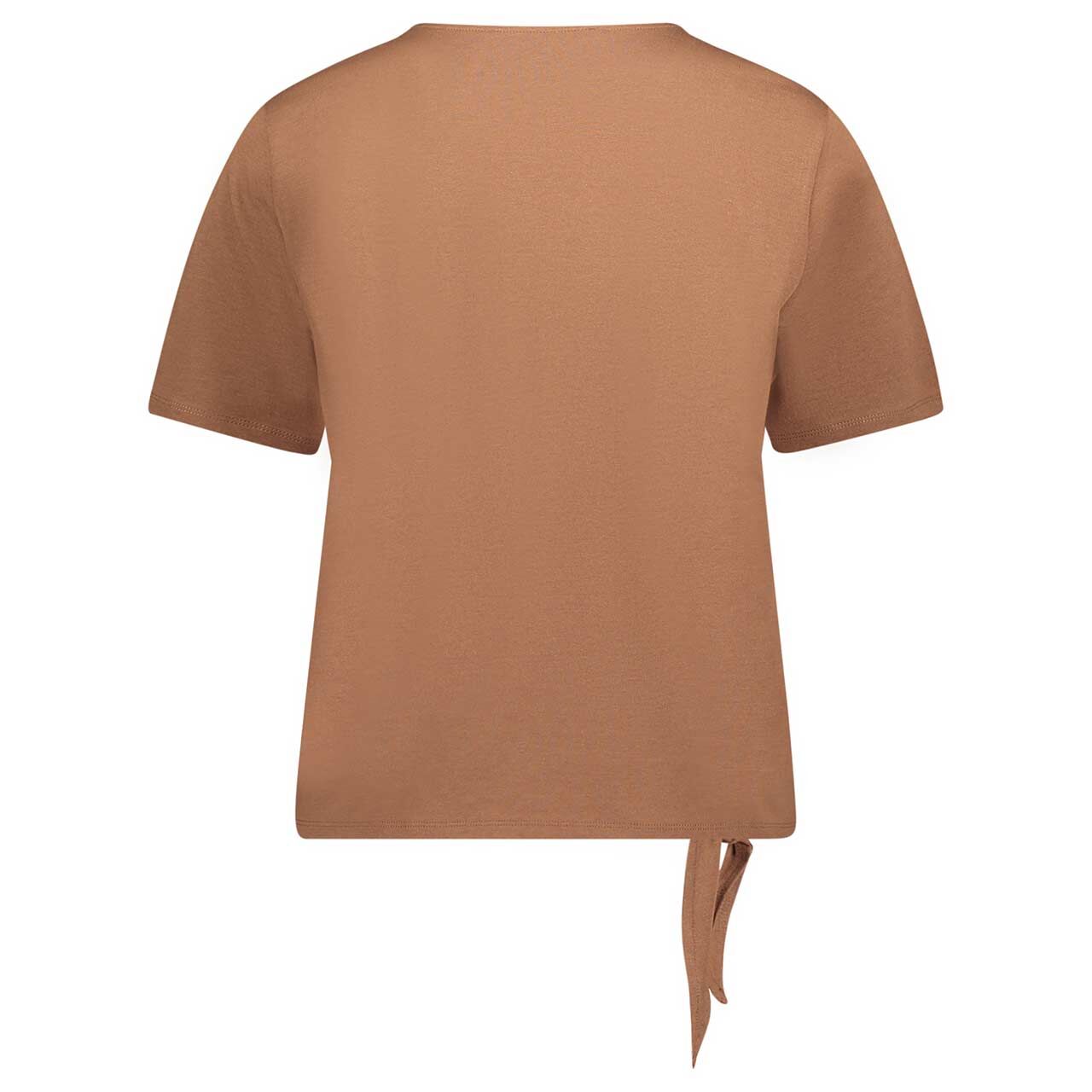 Damen T-Shirt von Betty Barclay in Hellbraun mit Print, Rückansicht