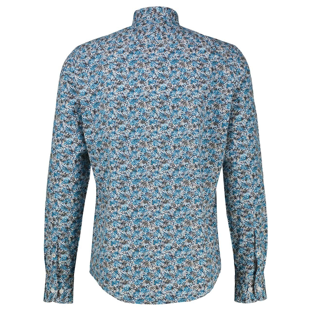 Herren Hemd von Lerros in Blau mit Print, Rückansicht