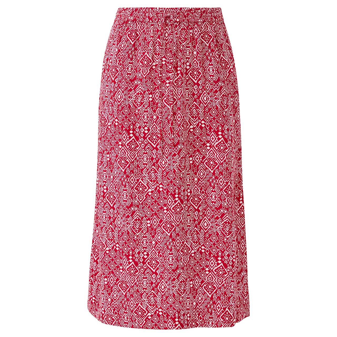s.Oliver Damen Rock red print 