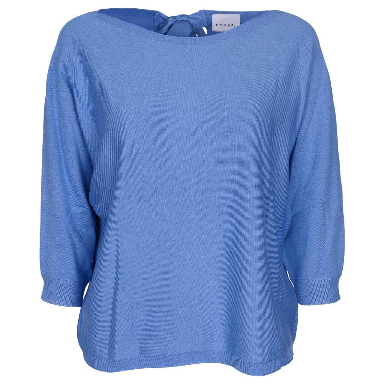 Comma Damen 3/4 Arm Pullover ultramarine