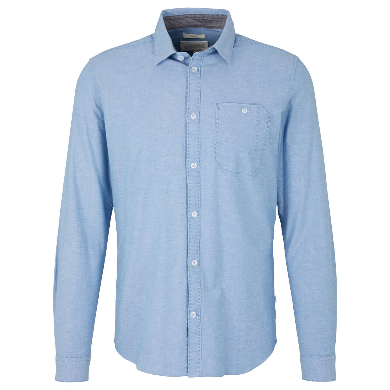 tom-tailor-hemd-fitted-oxford-shirt-blau-29651 Tom Tailor Hemd für Herren in Blau, FarbNr.: 29651