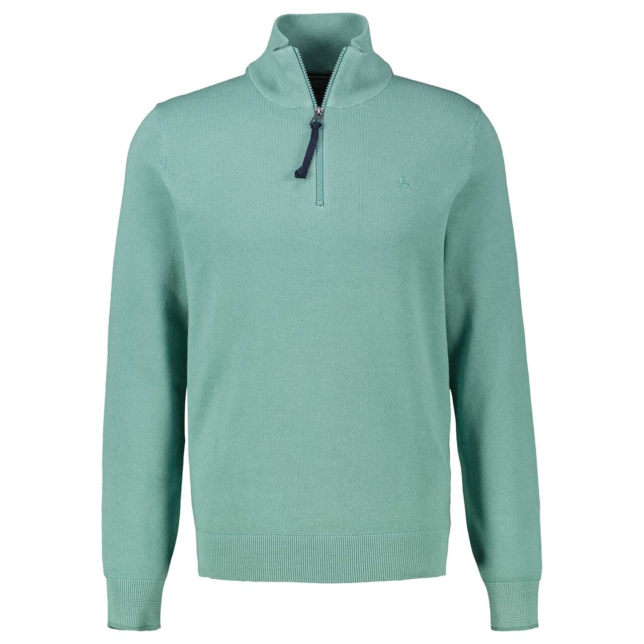Lerros Herren Pullover Troyer fjord blue