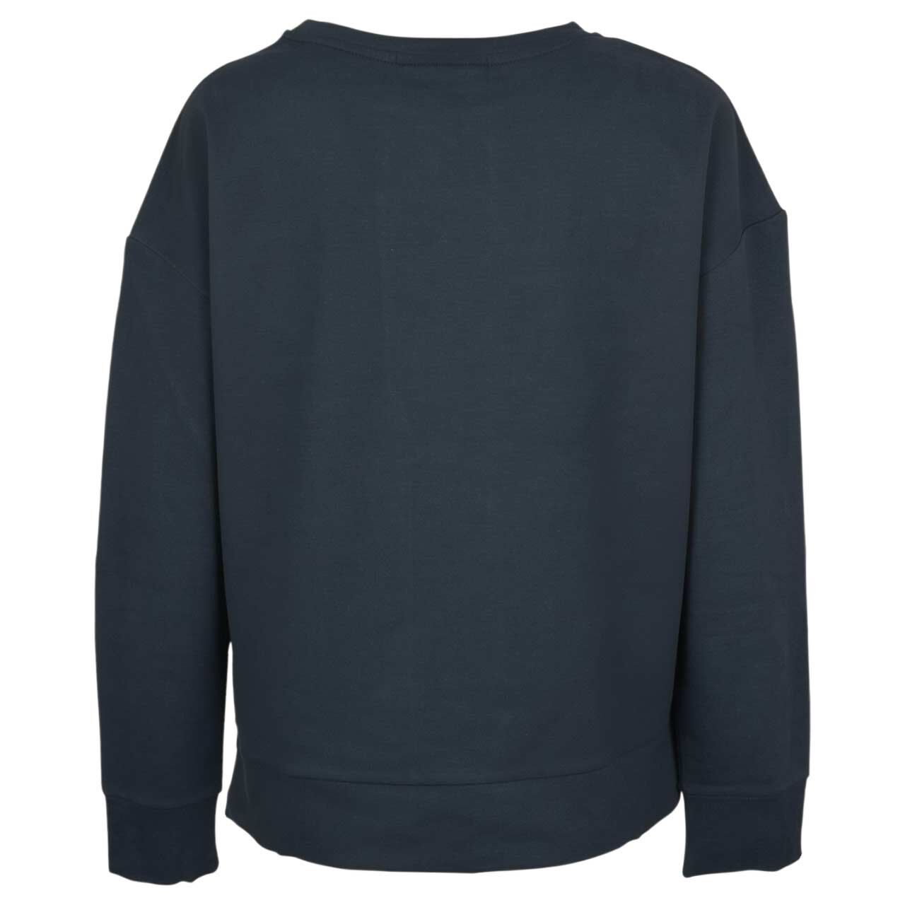 Damen Sweatshirt Tilla von Elbsand in Dunkelblau, Rückansicht