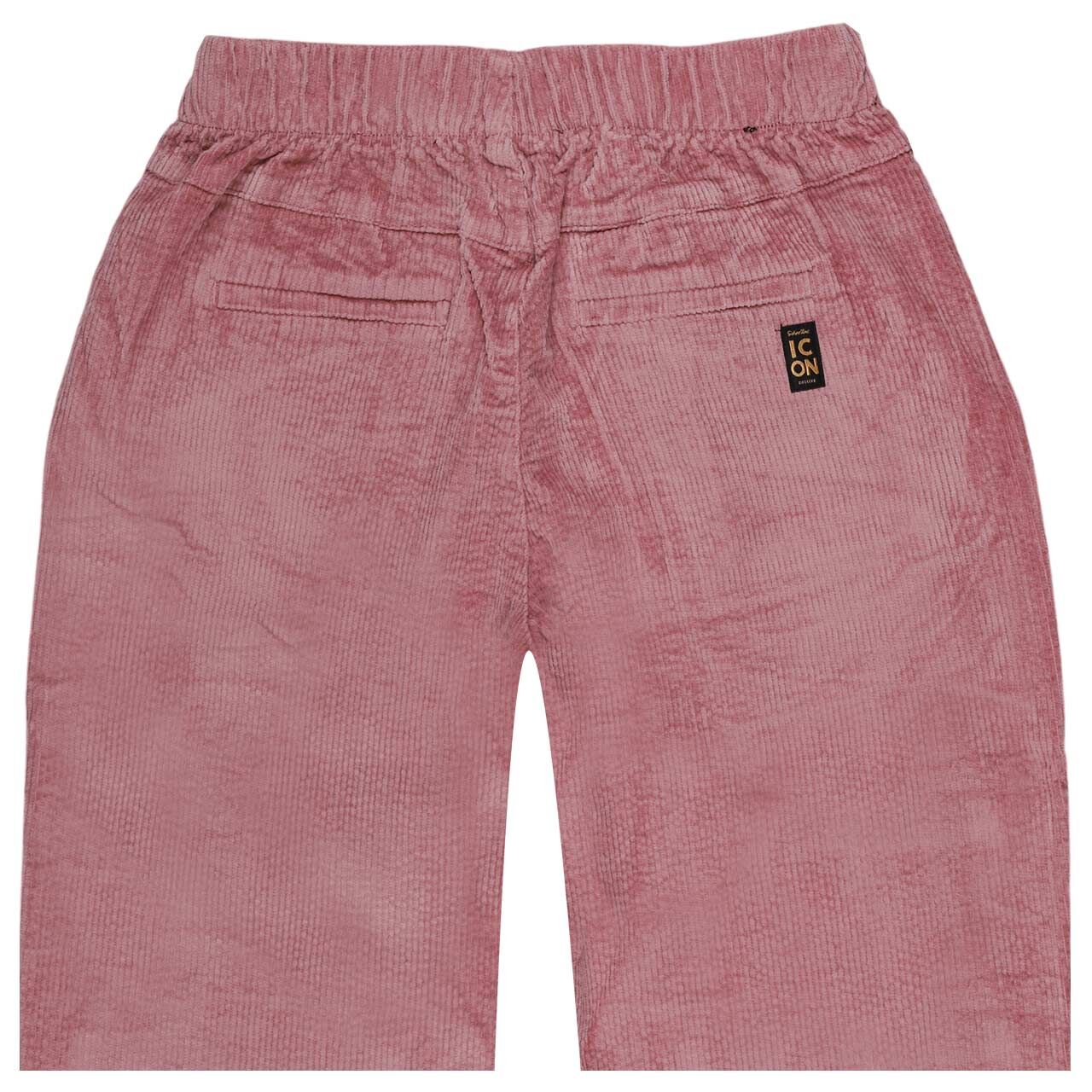 Damen 7/8 Cordhose Heartbreaker von Senoritas ICON in Pink, detaillierte Rückansicht