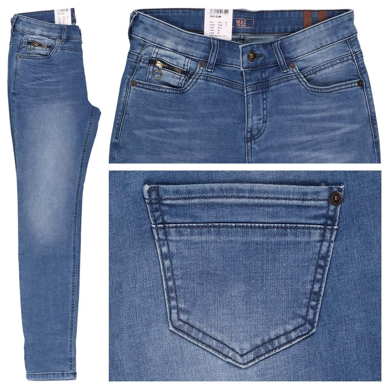 MAC Rich Slim Jeans authentic cobalt used