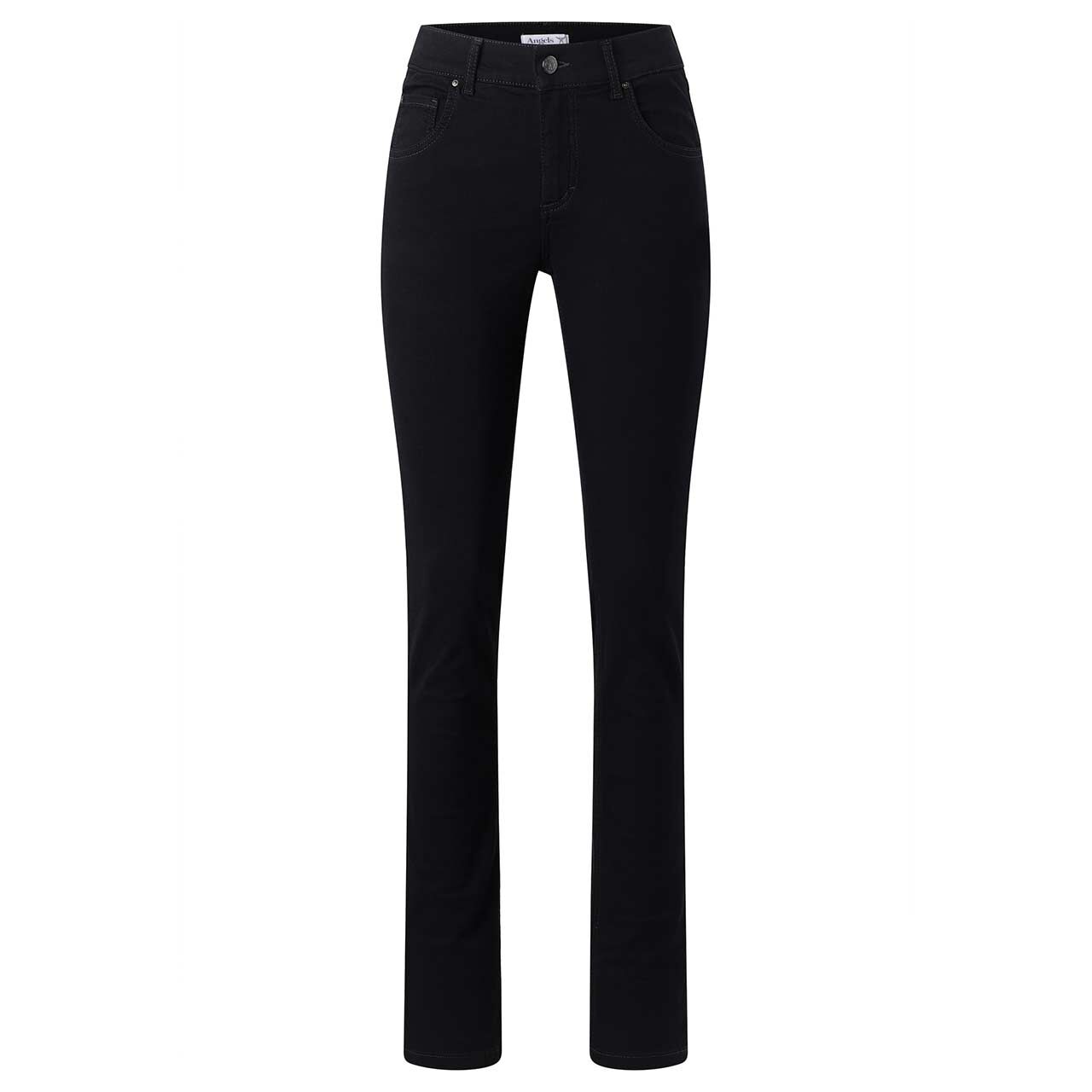 Damenjeans Skinny von Angels in Schwarz, Vorderansicht