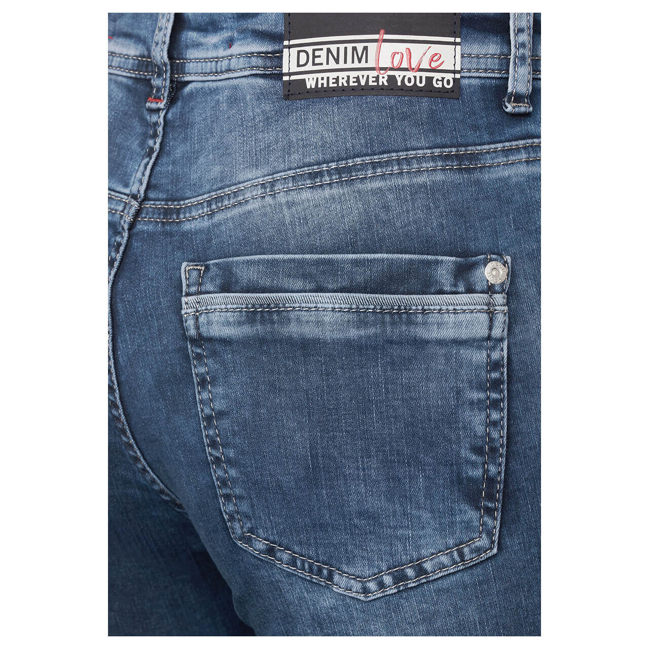 Cecil Toronto Jeans blue washed
