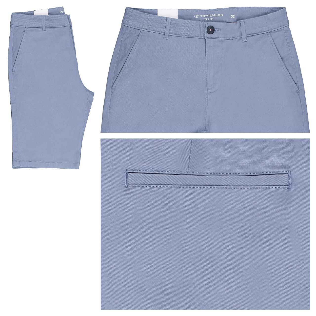 Tom Tailor Chino Baumwoll Bermuda dove blue Tom Tailor Chino Baumwoll Bermuda dove blue