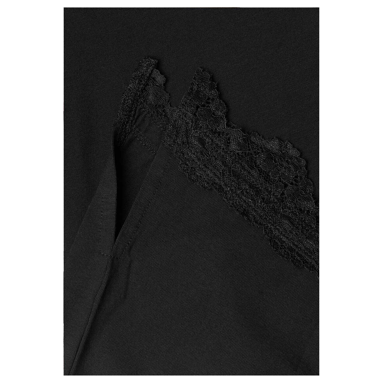 Street One Studio Damen Langarm Shirt Diagonal black lace