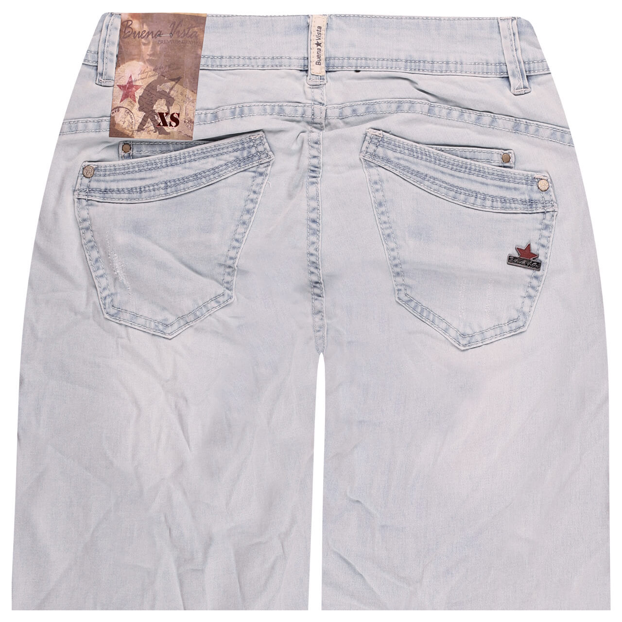 Buena Vista Jeans Malibu-Short Cozy Denim bleach