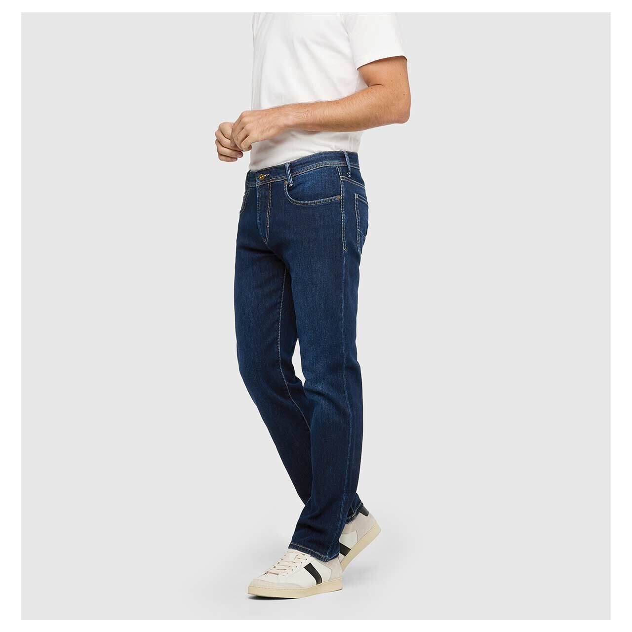 MAC Arne Jeans dark wash cashmere denim