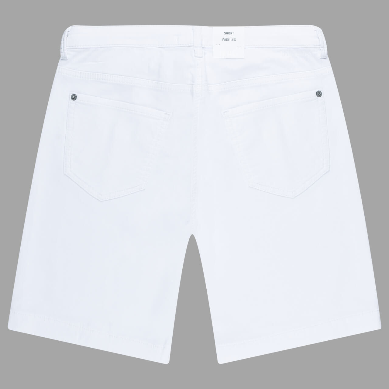 MAC Jogn Short Baumwoll Shorts white denim