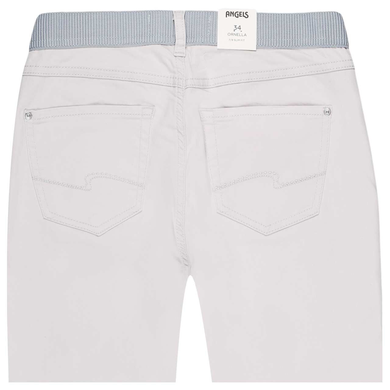 Damen 7/8 Jeans Ornella Sporty von Angels in Hellgrau, detaillierte Rückansicht