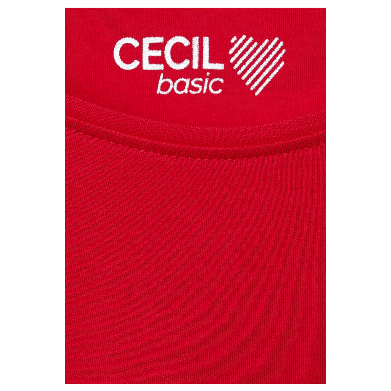Cecil Pia Langarm Shirt strong red