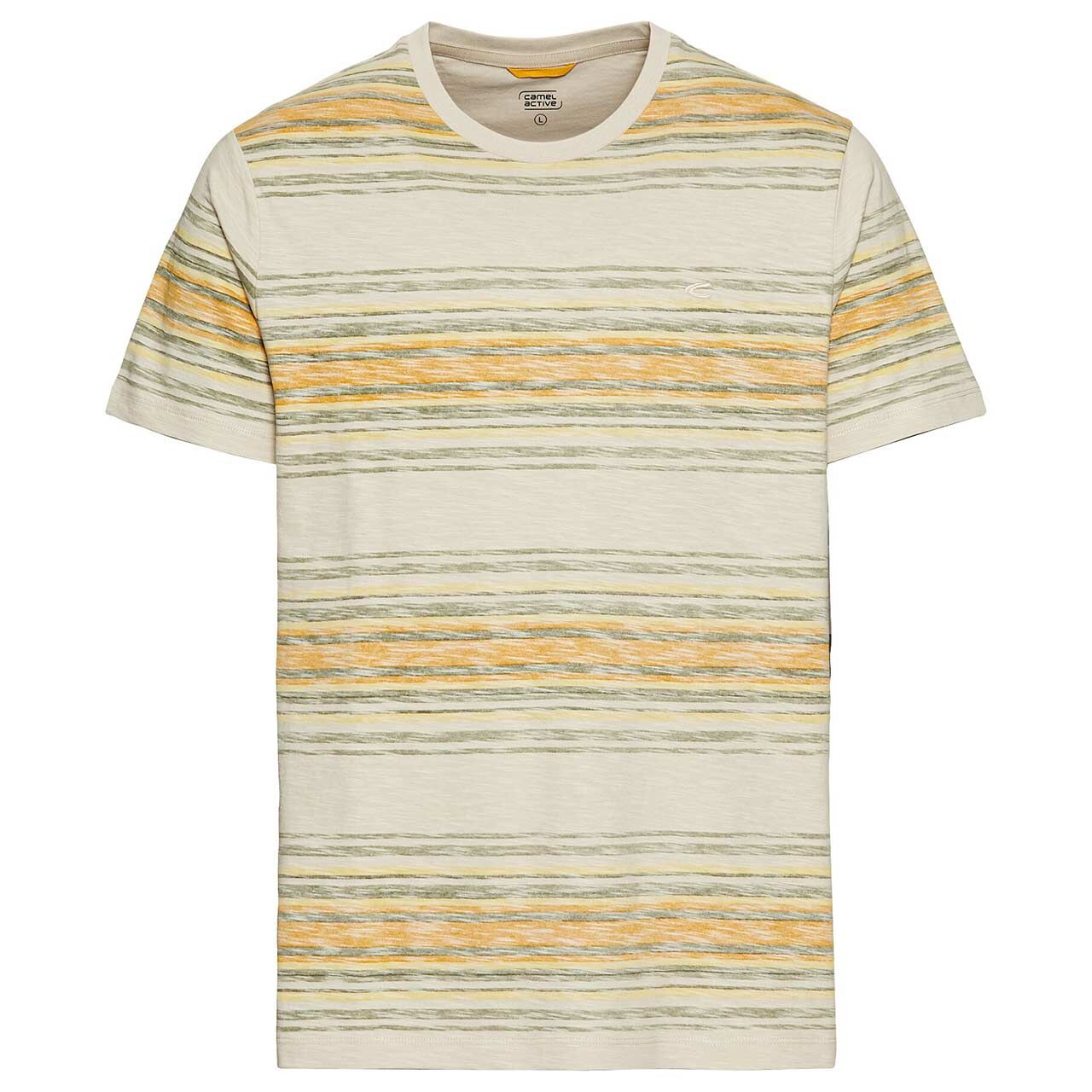 Camel active Herren T-Shirt sunflower stripes