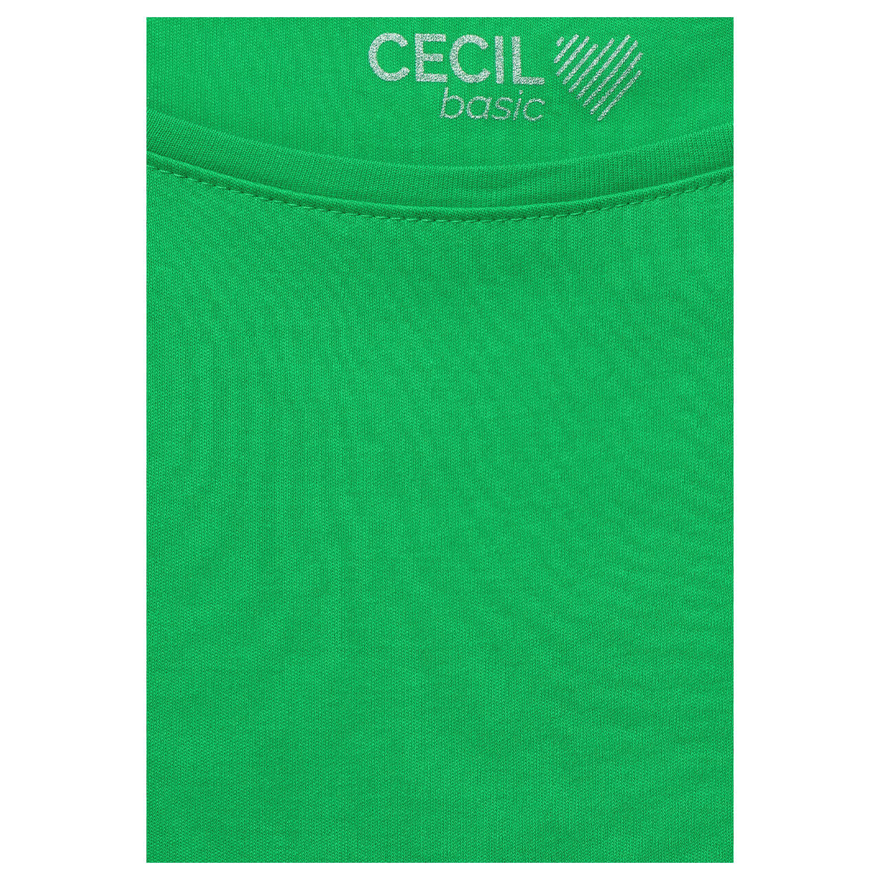 Cecil Basic Boatneck 3/4 Arm Shirt radiant green