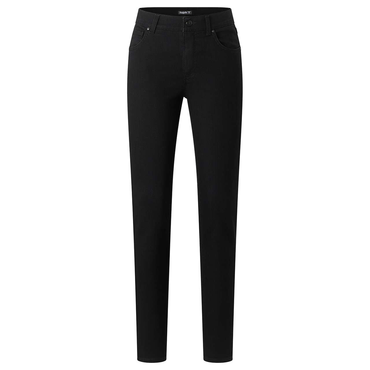 Damenjeans Skinny von Angels in Schwarz, Vorderansicht