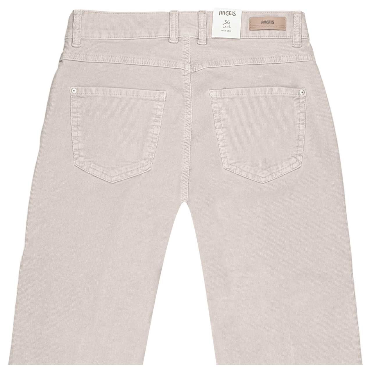 Damen Cordhose Lara von Angels in Hellbeige, detaillierte Rückansicht