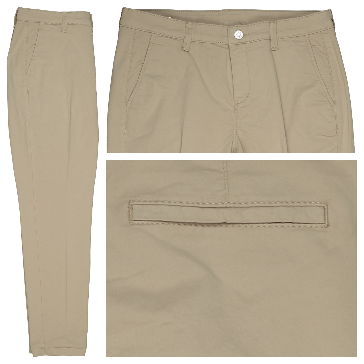 MAC Chino 7/8 Baumwollhose golden terra 