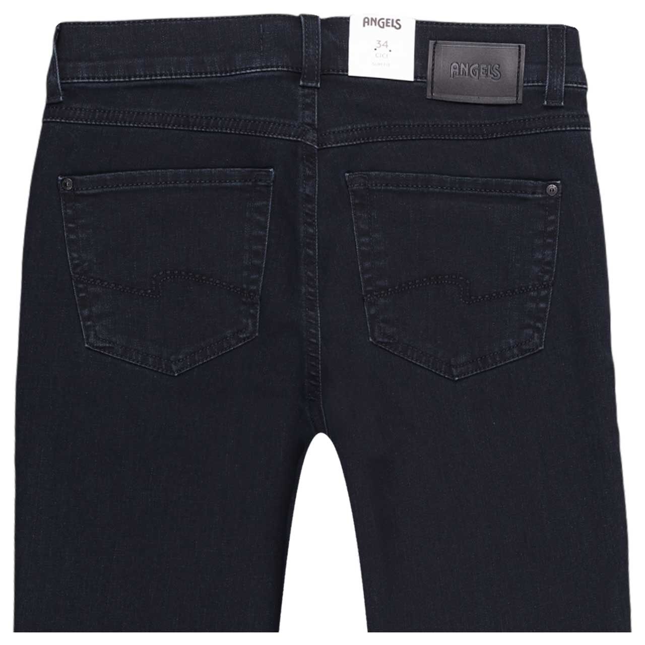 Stretch Damenjeans Cici von Angels in Dunkelblau, detaillierte Rückansicht