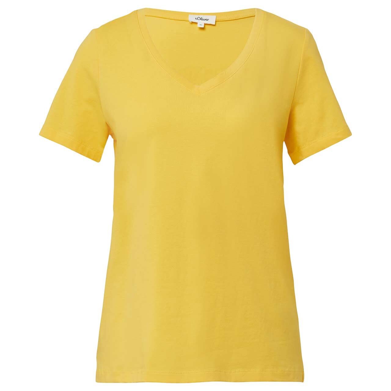 s.Oliver Damen T-Shirt sunny yellow