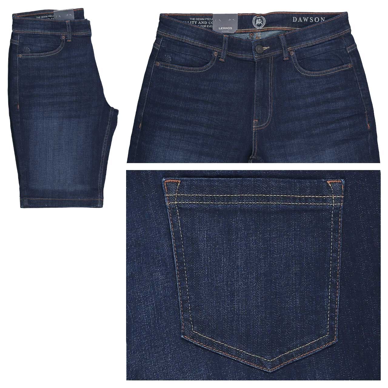 Lerros Dawson Jeans Bermuda dark blue Lerros Dawson Jeans Bermuda dark blue