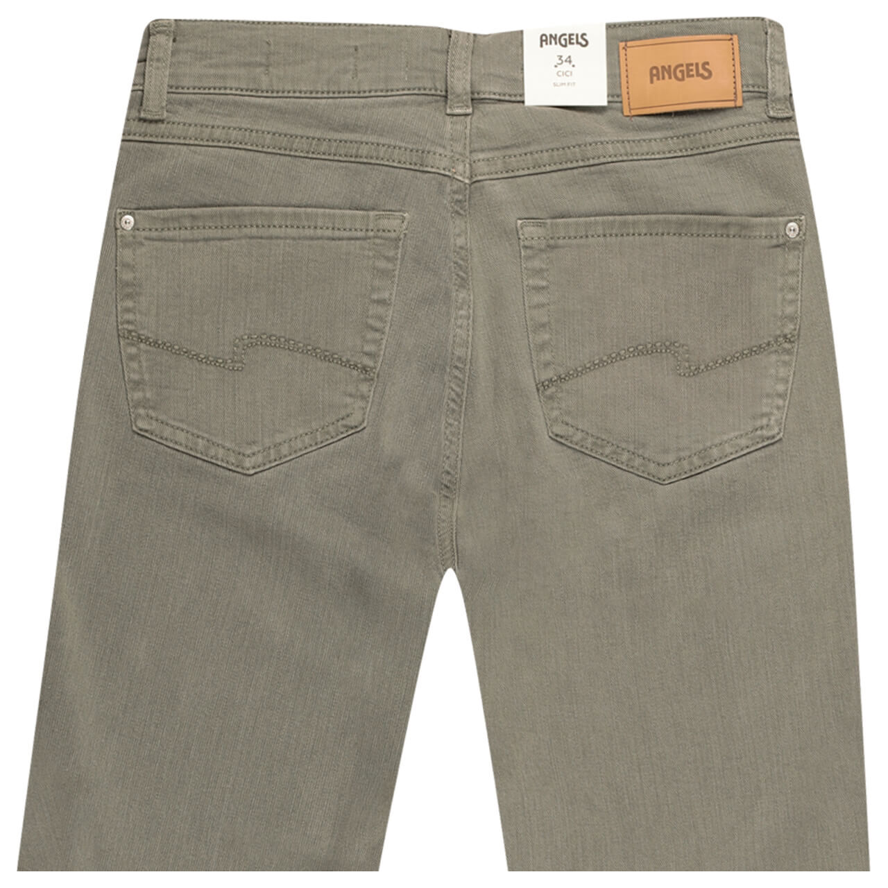 Angels Cici Jeans past olive used