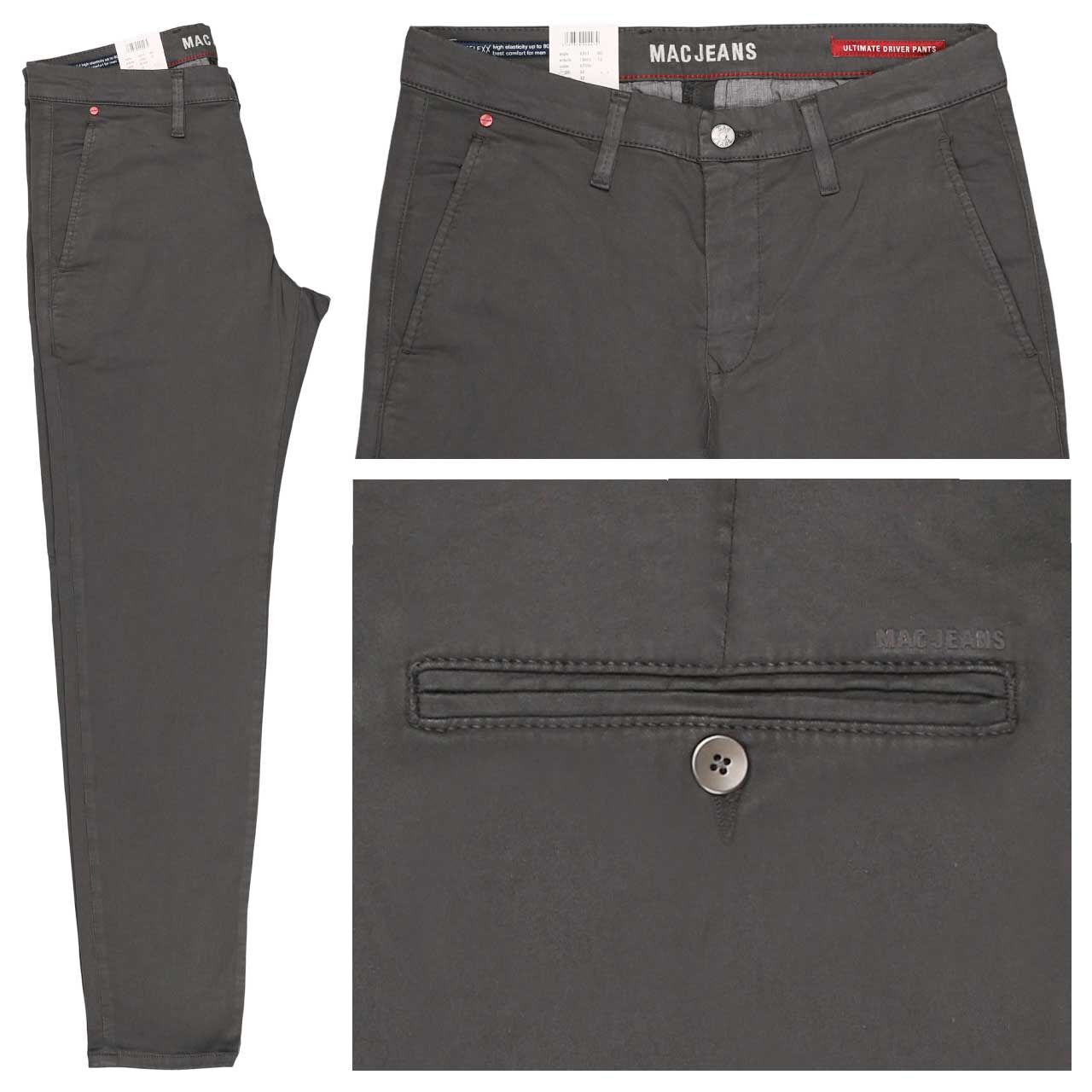 MAC Flexx Driver Pants Chino Baumwollhose dark shadow