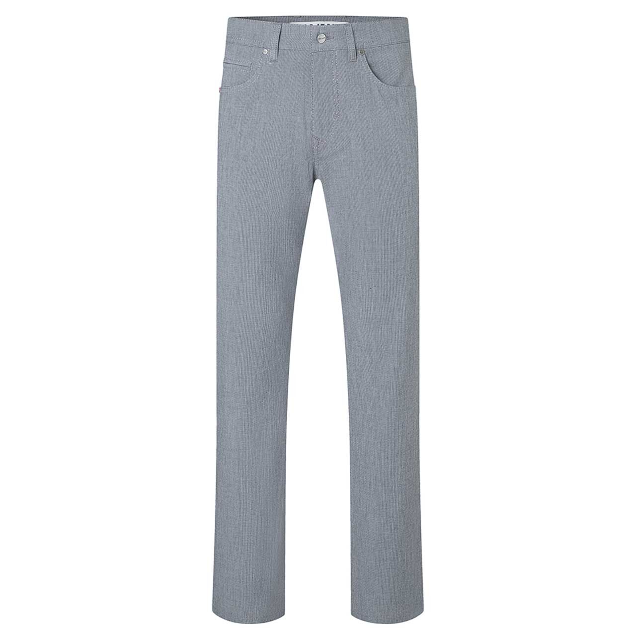 Stretch Herren Baumwollhose Arne von MAC in Grau, Vorderansicht