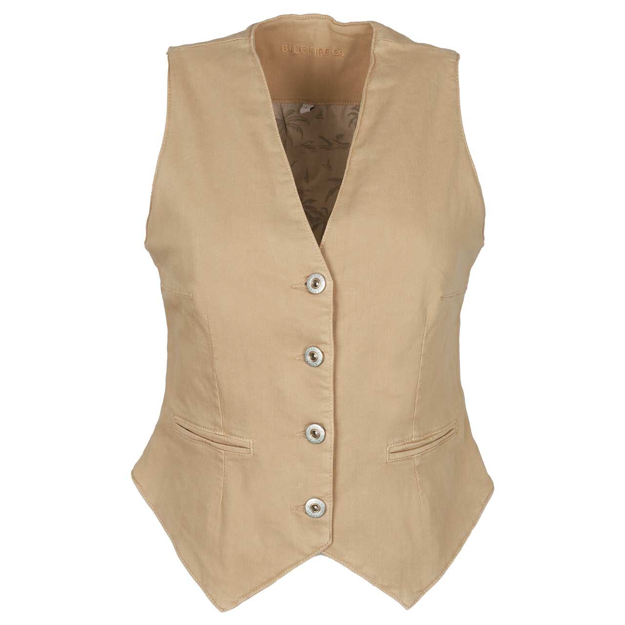 Blue Fire Damen Weste Vest camel Blue Fire Damen Weste Vest camel