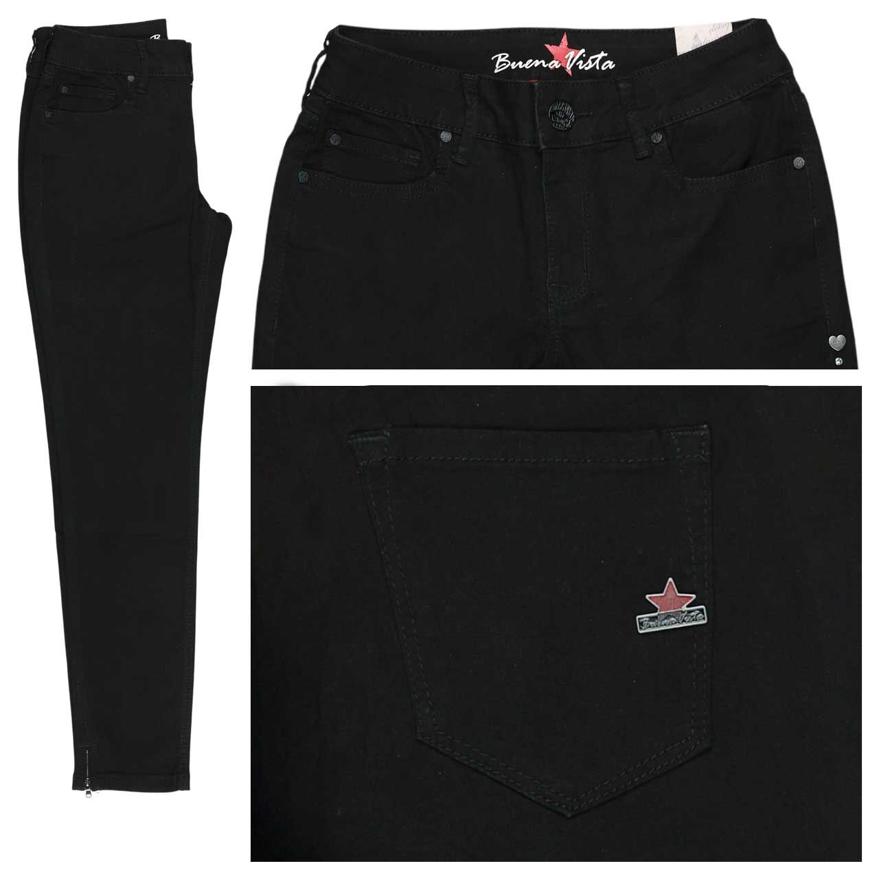 Buena Vista Italy V 7/8 Stretch Twill Baumwollhose black